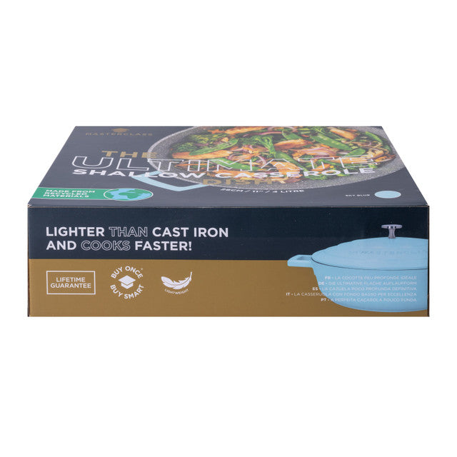 MasterClass 4LPastelinė mėlyna Aliuminis Puodas, 28cm, 4L