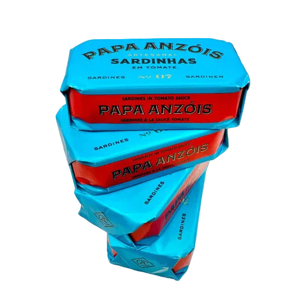 Sardinės pomidorų padaže su pirmojo šalto spaudimo alyvuogių aliejumi | Papa Anzóis No. 7