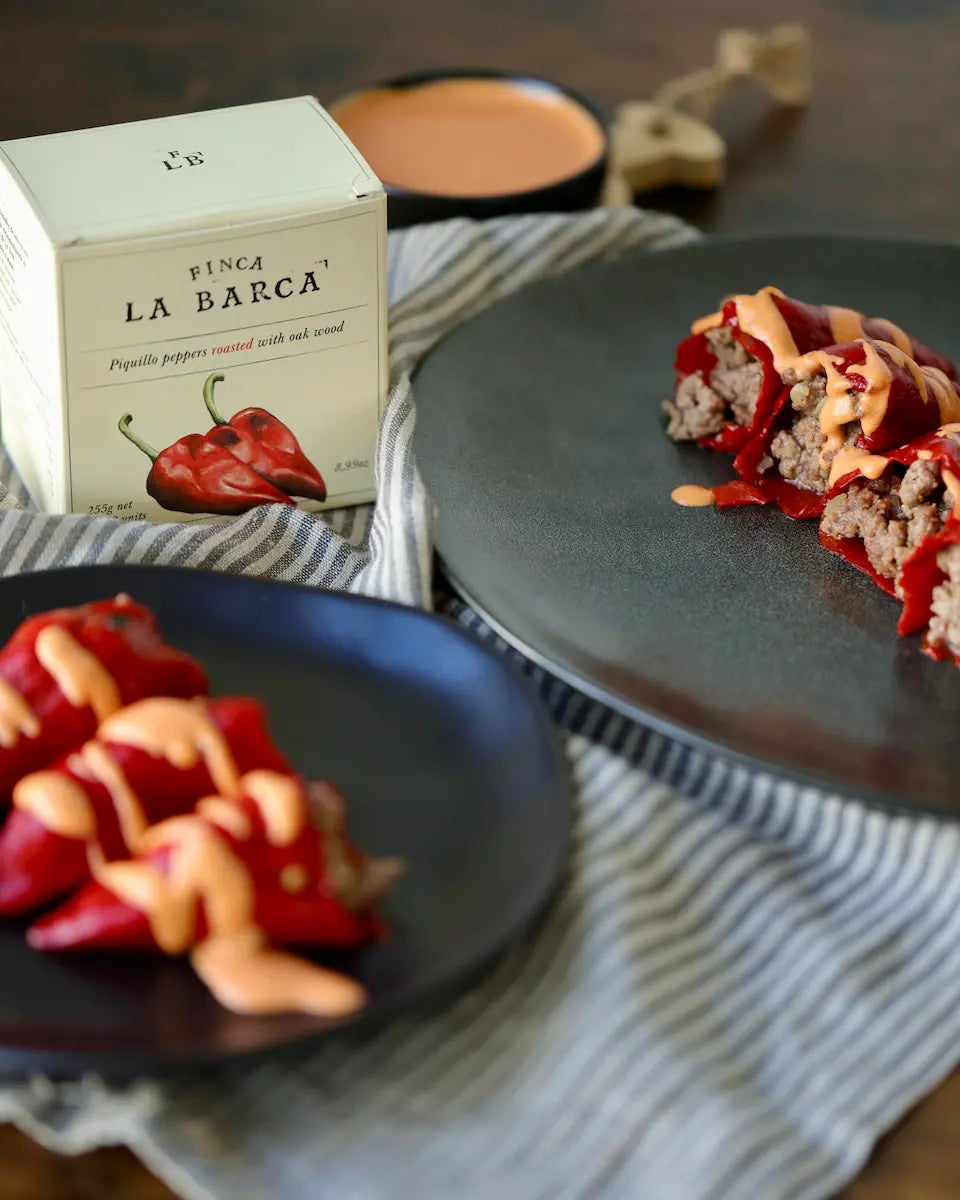 Įdarytos „Piquillo“ paprikos su Finca La Barca pakuote