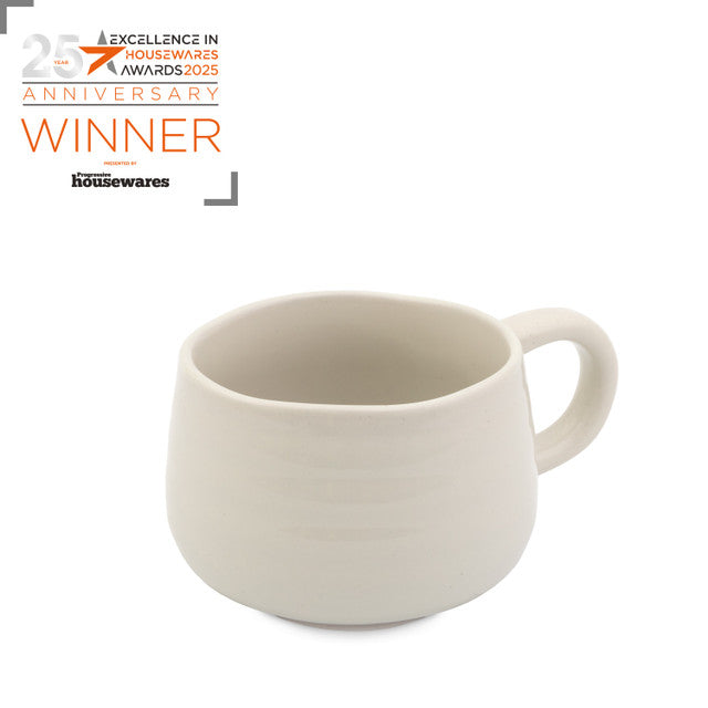 JAMIE OLVIER „Cosy Cuppa" puodelis, baltas