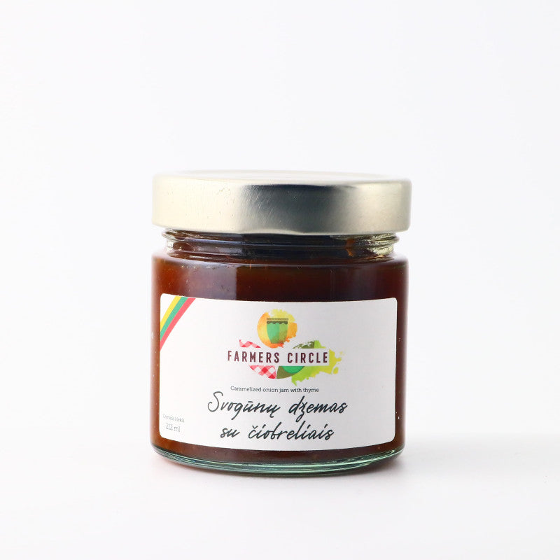 Svogūnų džemas su čiobreliais 212 ml