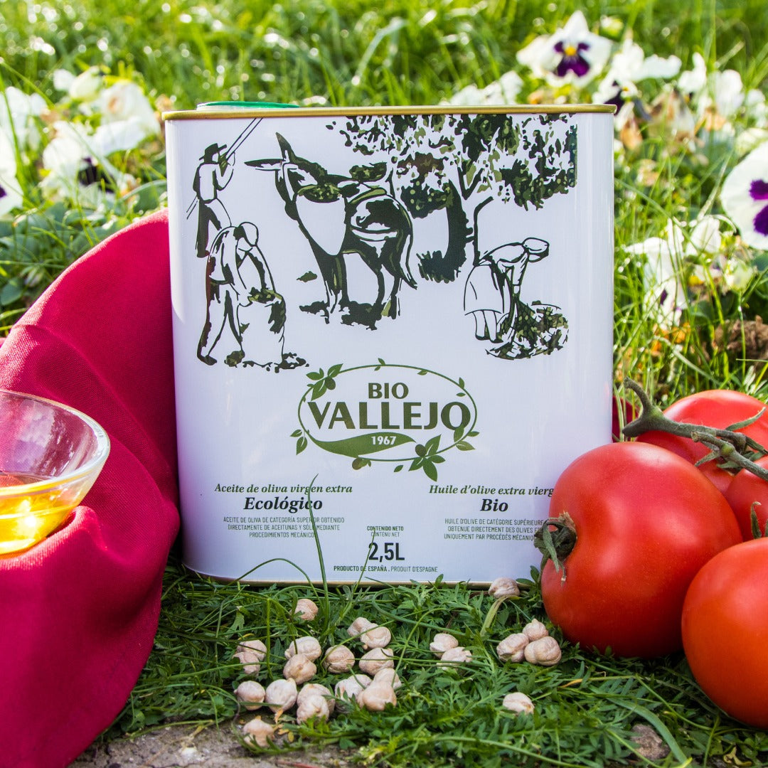 Ekologiškas Picual tyras alyvuogių aliejus extra virgen kepimui, skardinė 2,5 l – alyvuogių aliejus Beatos.lt